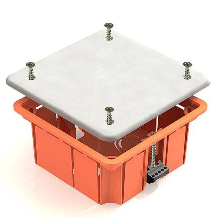 Коробка розподільна для суцільних стін 92x92x45 Київ у Києві - Новаторбуд - фото 1