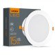 Cветильник встраиваемый LED VIDEX 15W 5000K (VL-DLBR-155)