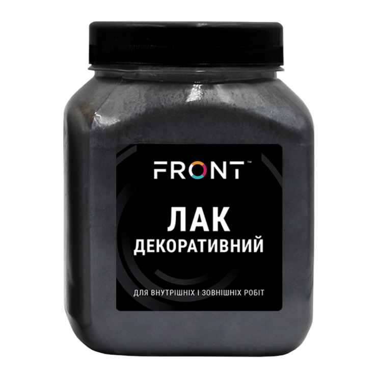 Лак декоративный «Черный перламутр» FRONT (0,4 кг) Киев в Киеве - Новаторстрой - фото 1