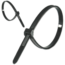 Кабельні стяжки Takel чорні 4,8x350 мм (100 шт)