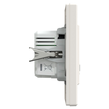 Подвійний зарядний пристрій USB Schneider Electric Asfora, тип А+C, 21 Вт (кремовий колір) - Новаторбуд - фото 4