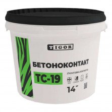 Грунтовка TIGOR ТС-19 Бетоноконтакт (14 кг)