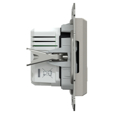 Подвійний зарядний пристрій USB Schneider Electric Asfora, тип А+C, 21 Вт (бронза) Київ у Києві - Новаторбуд - фото 4