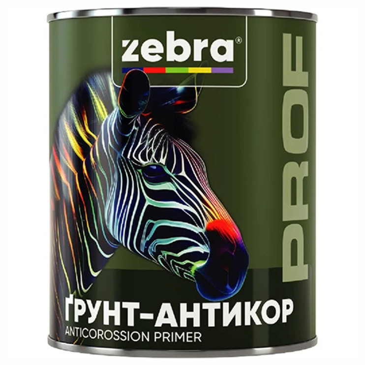 Грунт-антикор Zebra Prof 1155 055P желтая (2,5 кг) Киев в Киеве - Новаторстрой - фото 1