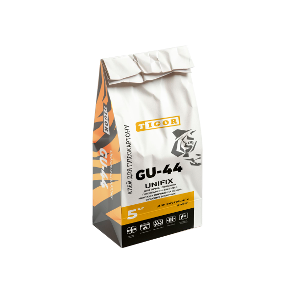Клей для гіпсокартону TIGOR GU-44 UNIFIX (5 кг) Київ у Києві - Новаторбуд - фото 1
