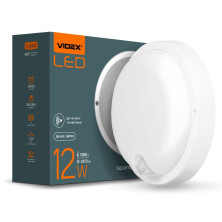 Cветильник сенсорный с датчиком LED VIDEX ІК 12W 5000K (VL-BHR-125W-SP)
