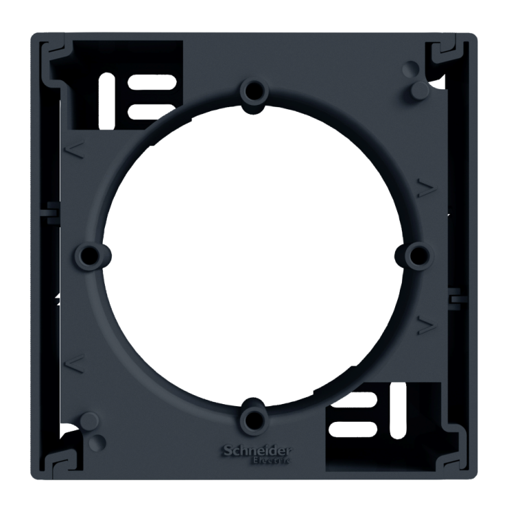 Коробка наружного монтажа Schneider Electric Asfora, антрацит - Новаторстрой - фото 1