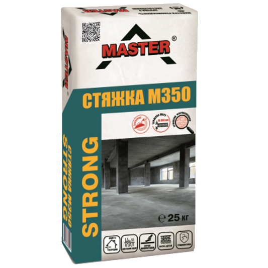 Високоміцна суміш для підлоги Master Strong М-350 (25 кг) Київ у Києві - Новаторбуд - фото 1