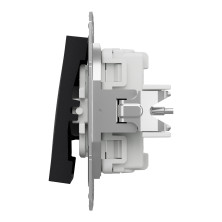 Вимикач триклавішний Schneider Electric Asfora, антрацит