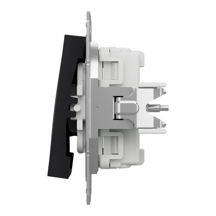 Выключатель трёхклавишный Schneider Electric Asfora, антрацит Киев в Киеве - Новаторстрой - фото 5