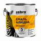 Емаль алкідна Zebra ПФ-116 темно-сіра №18 (2,8 кг) Київ