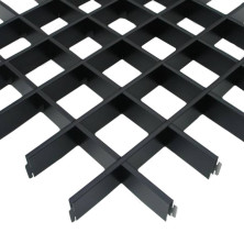 Профиль "папа" Грильято 75x75 H40 черный RAL9005