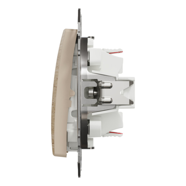 Двухклавишный переключатель Schneider Electric Sedna Design&Elements, берёза Киев в Киеве - Новаторстрой - фото 4