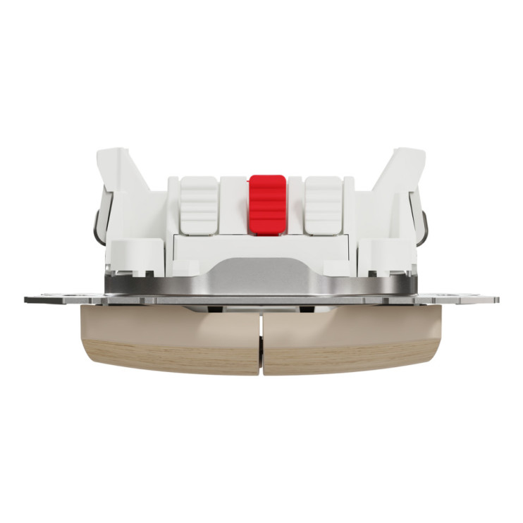 Двухклавишный переключатель Schneider Electric Sedna Design&Elements, берёза Киев в Киеве - Новаторстрой - фото 6