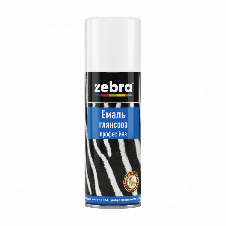 Емаль глянсова в аерозолі Zebra RAL2004 помаранчева №293 (400 мл) Київ у Києві - Новаторбуд - фото 1
