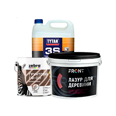 Декоративні та захисні засоби для деревини